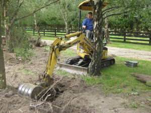 Construction digger