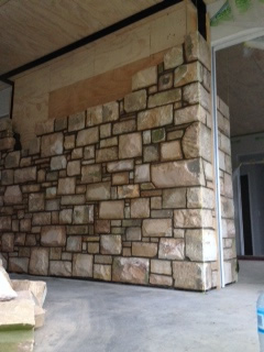 Sandstone Fireplace