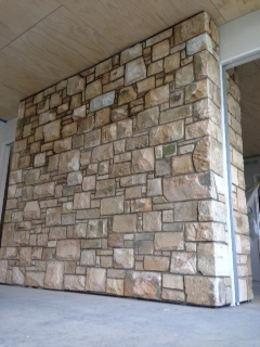 Sandstone Fireplace