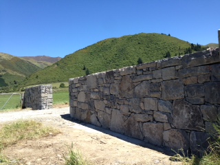 Mount Peel Station dry stone wall