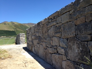 Mount Peel Station dry stone wall