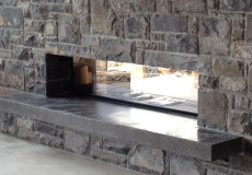 Stone Fireplace